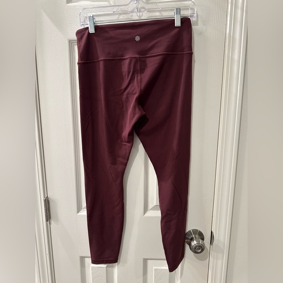 Athleta Maroon Elation Tights - Picture 2 of 5